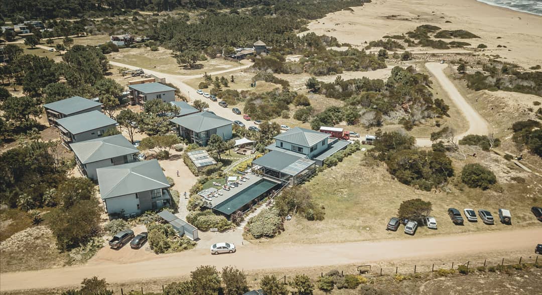 Posada del Pinar — vista aérea del conjunto en José Ignacio, Uruguay